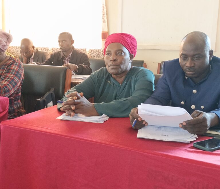 District Councilors. From the left: Hon. Kwarakunde Jackline (District Female youths councilor), Nakakande Ashura (Women Councillor for Lwebitakuli S/C), Nassiwa Hanifa Asiimwe (Women Councilor for Mitete S/C) and Tumwesigye Amon (Directly Elected Councilor for Kyeera S/C).