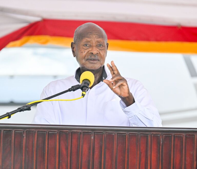 President Museveni in Kikuube district