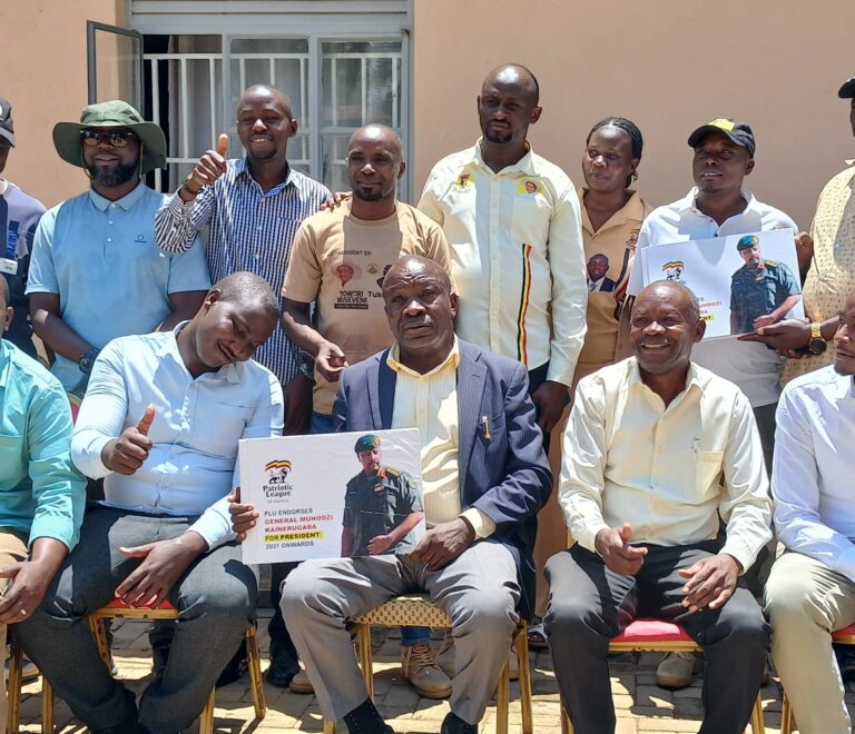 LCV Chairperson Mr. Patrick Nkalubo and some district councillors.